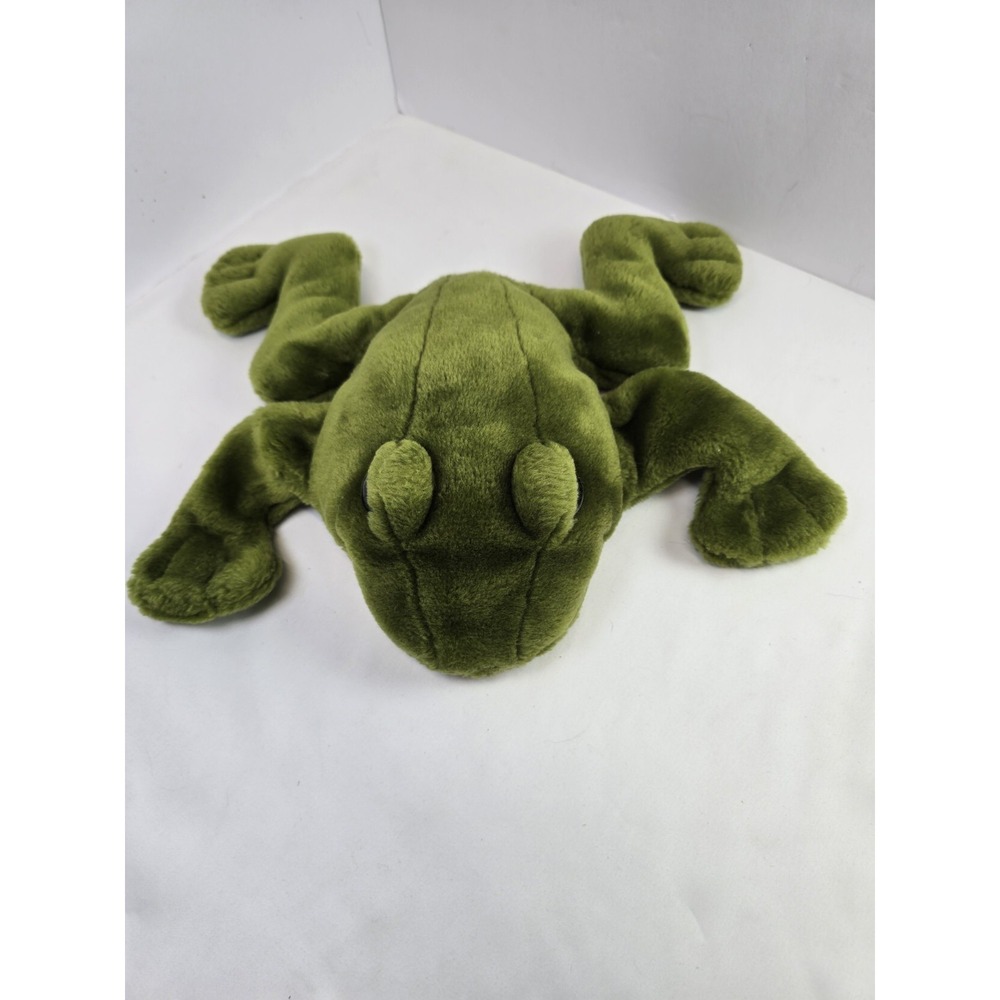 Folkmanis Frog Puppet Plush Green 12" Full Body Hand Puppet Stuffed Animal